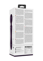 Vibrator cu baghetă din silicon Vive Enora, violet, USB, 22 cm