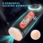 Masturbator LUXURY 04 cu vibrații și aspirație USB 27 cm