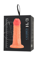 Dildo realist de culoarea pielii, calibru 14 cm, cu ventuză