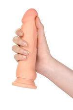 Vibrator realist RealStick Elite cu ventuză și telecomandă 17 cm