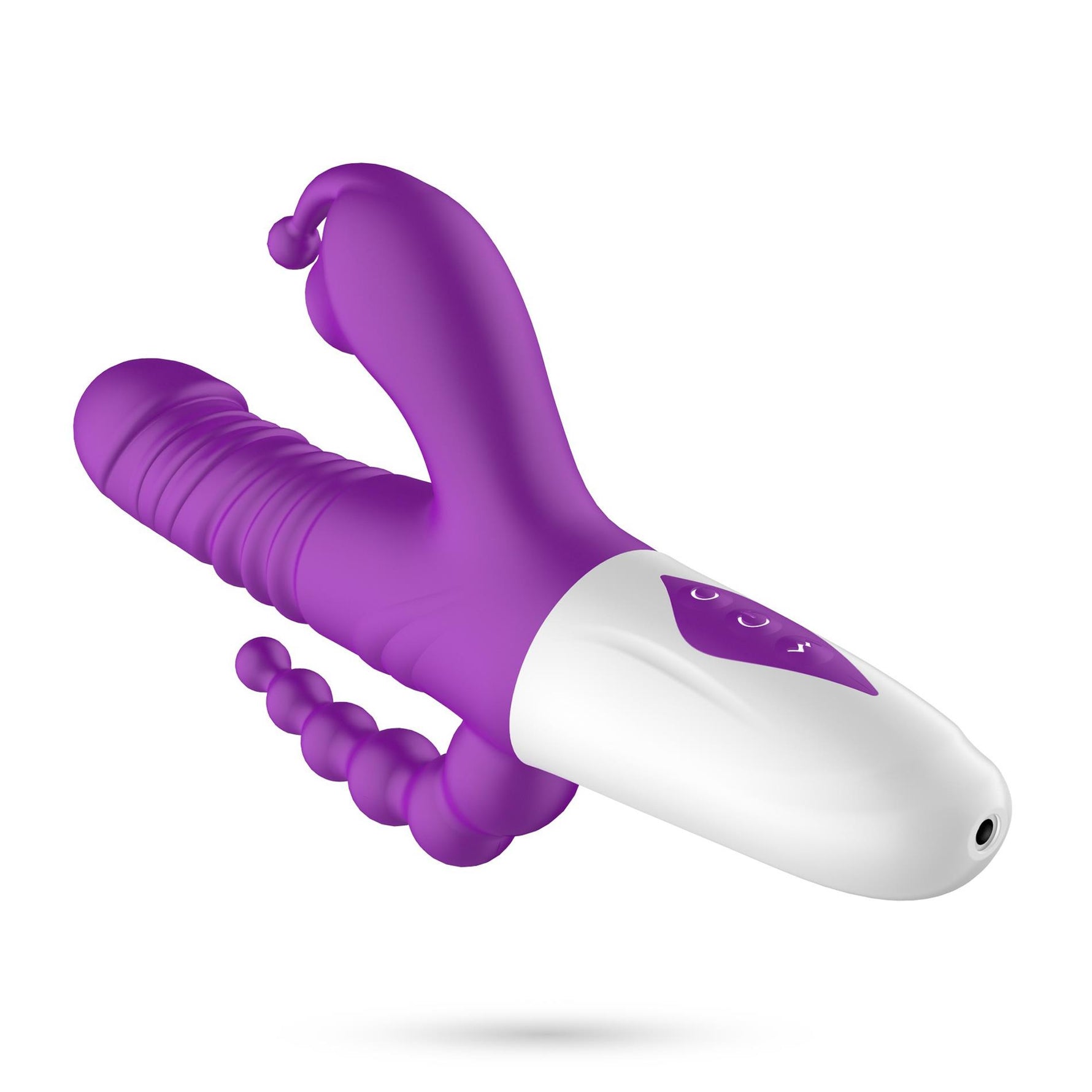 Vibrator Crushious Wrangler pentru punct G cu glisare și aspirație USB 23 cm