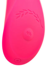 Vibrator JOS Twig pentru punctul G, silicon, roz, USB, 20,5 cm