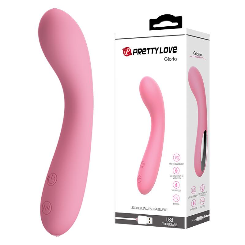 Vibrator Pretty Love Gloria din silicon, 30 de funcții, 16 cm