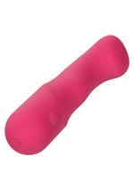 Vibrator Pixies Curvy din silicon, roz, USB, 10,75 cm