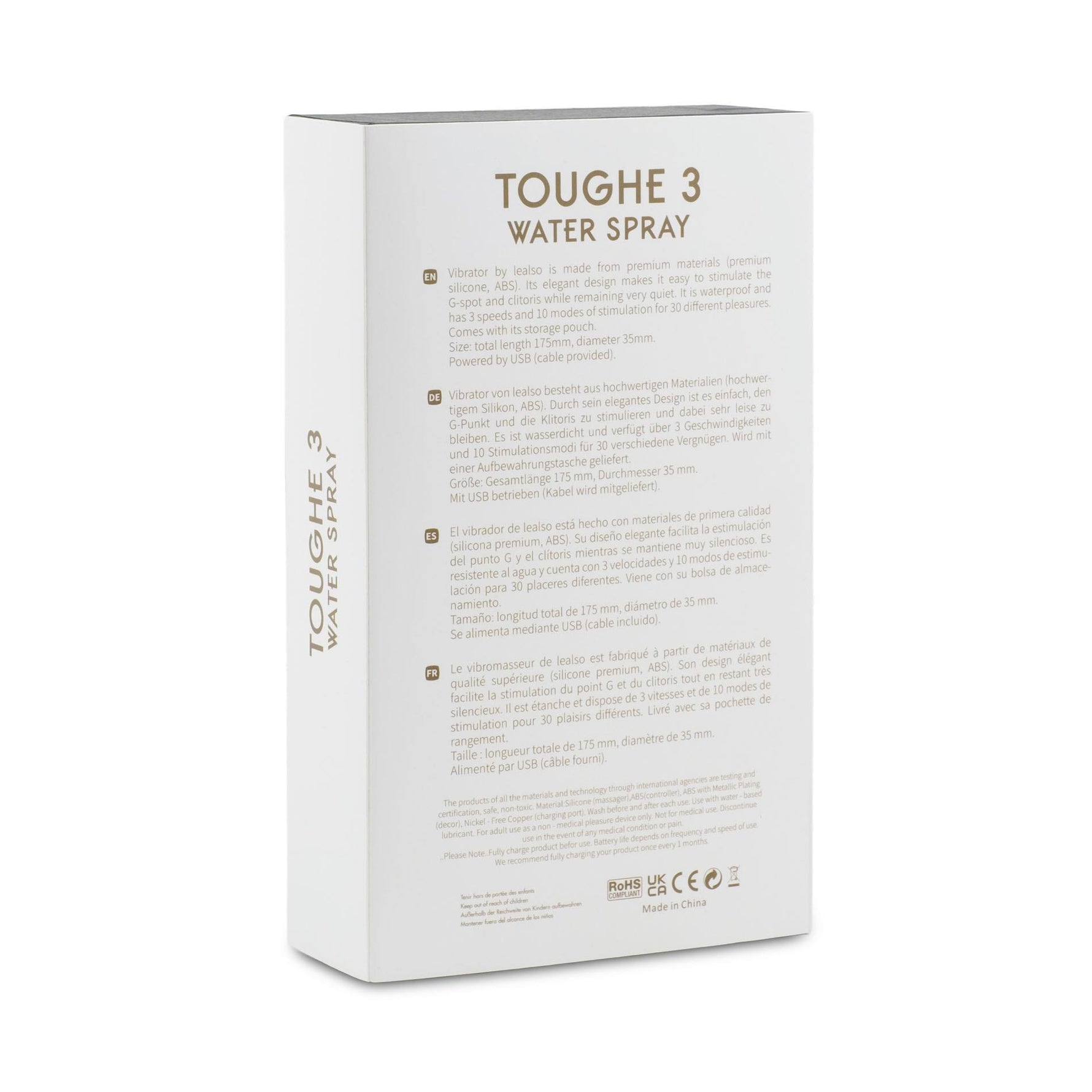 Vibrator dual pentru punct G din silicon seria B TOUGHE 3 cu telecomandă