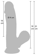 Dildo realist din silicon Hidden Desire 19 cm
