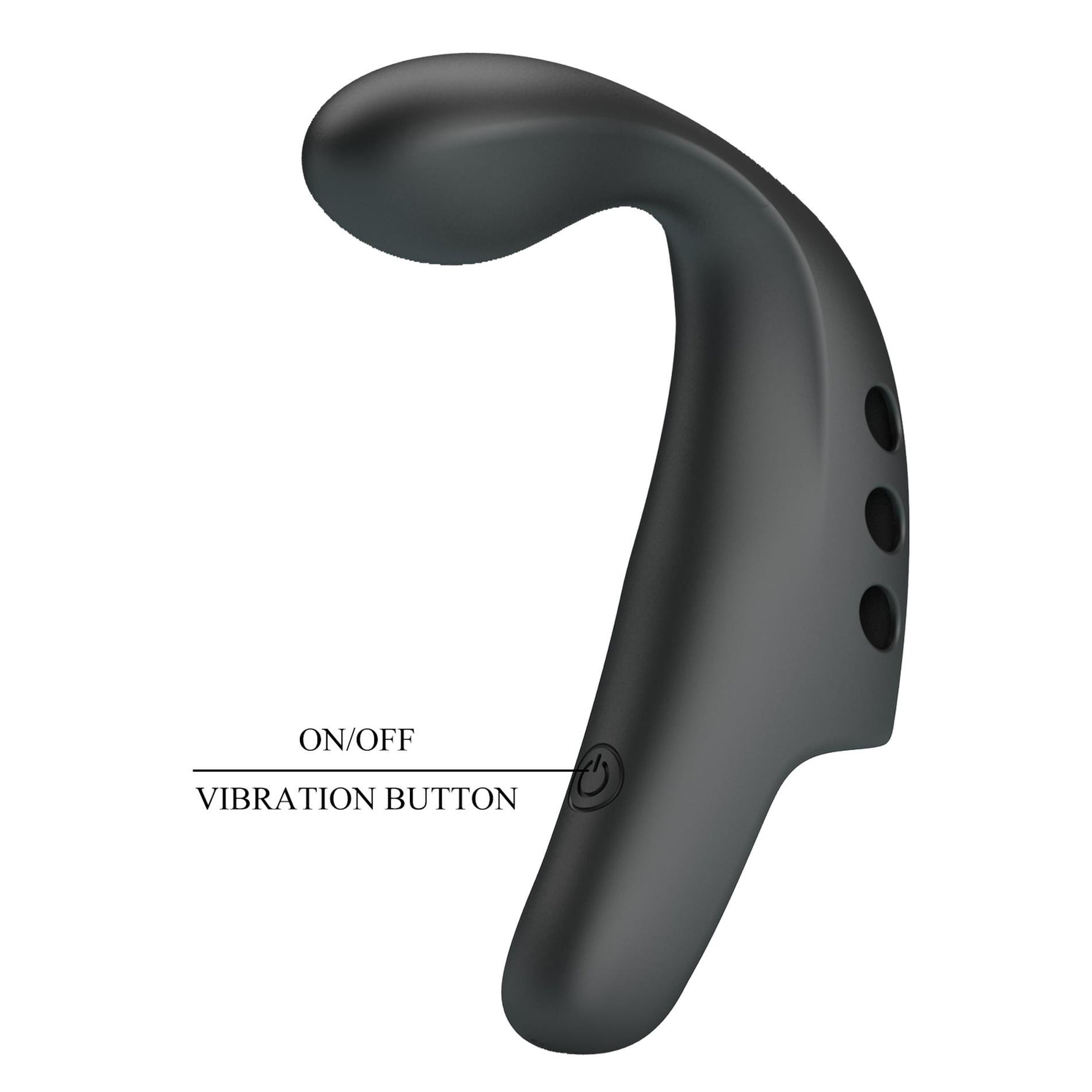 Vibrator de deget reîncărcabil din silicon Pretty Love Gorgon