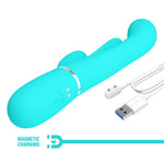 Vibrator Pretty Love Twinkled Tenderness Velvet Bunny cu 7 funcții