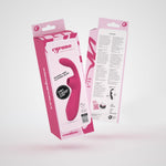 Vibrator Crushious Cyrano din silicon cu aspirație USB pentru punctul G, 18 cm