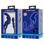 Inel vibrant pentru penis Pretty Love, silicon, impermeabil, cu 10 funcții