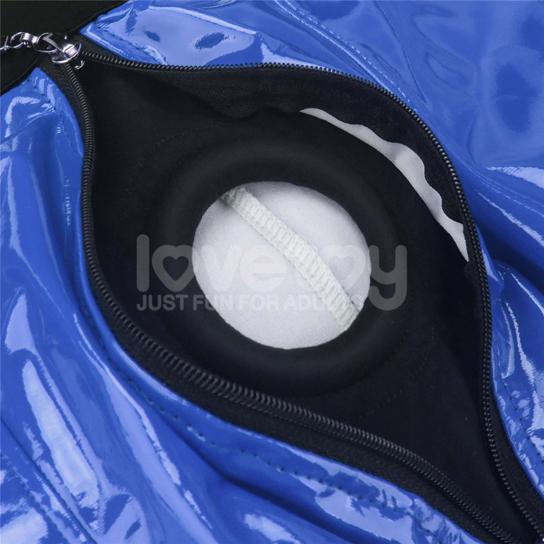 Pantaloni scurți Chic Strap-On (talie 81-89 cm) albaștri