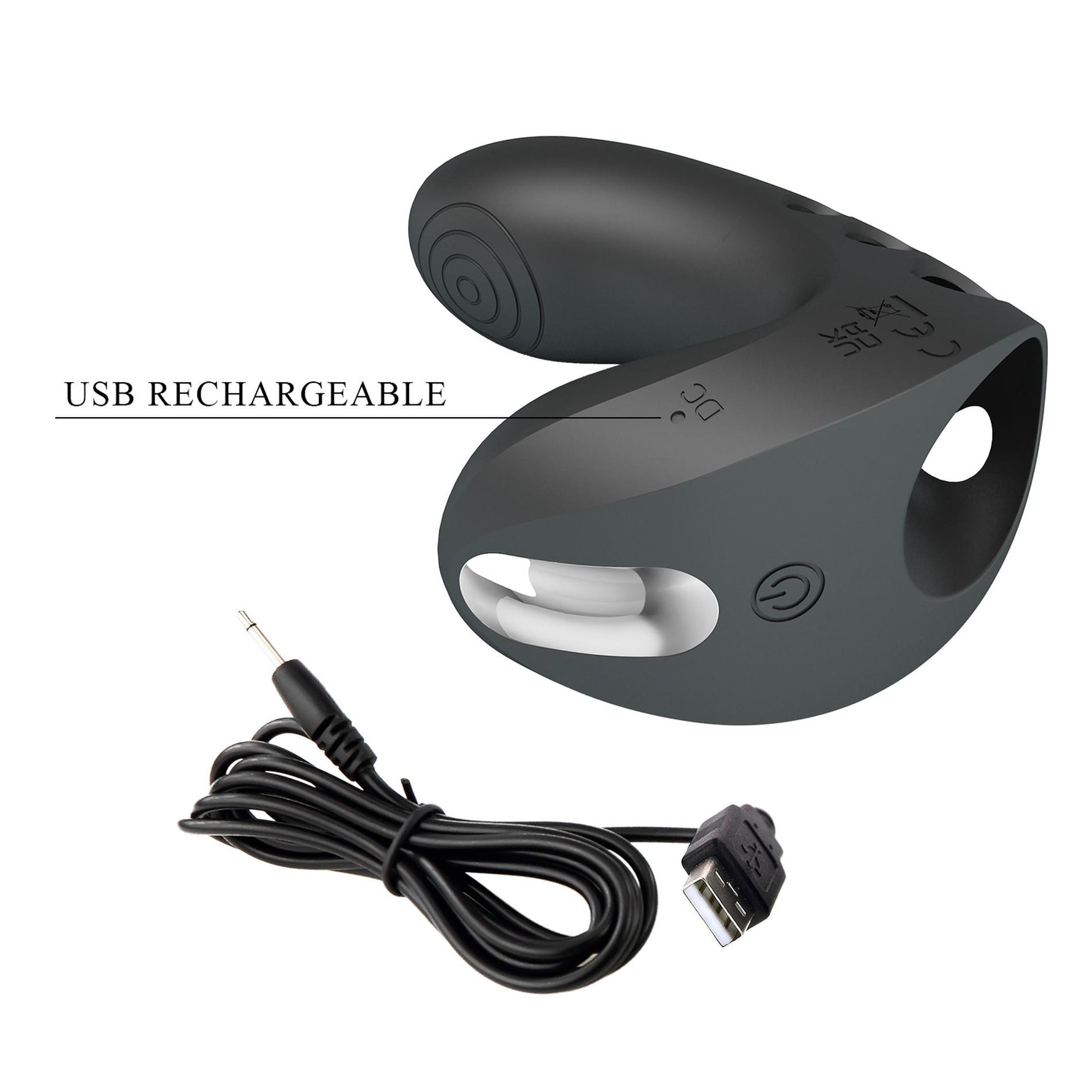 Vibrator pentru deget Camelia Pretty Love din silicon, cu 7 moduri