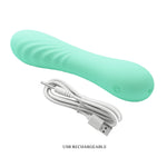 Vibrator Pretty Love Alexisrose din silicon cu 10 funcții de vibrație