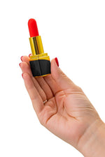 Vibrator Pansies Toyfa Mini Ruj Negru ABS 9cm USB
