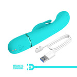 Vibrator Pretty Love Gcocco Bunny cu 10 vibrații