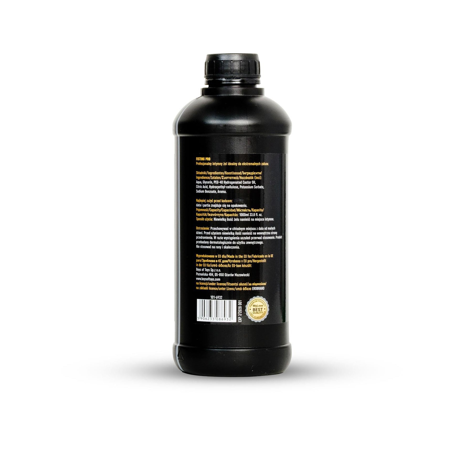 Gel pentru fisting MyLove Fisting Pro 1000ml