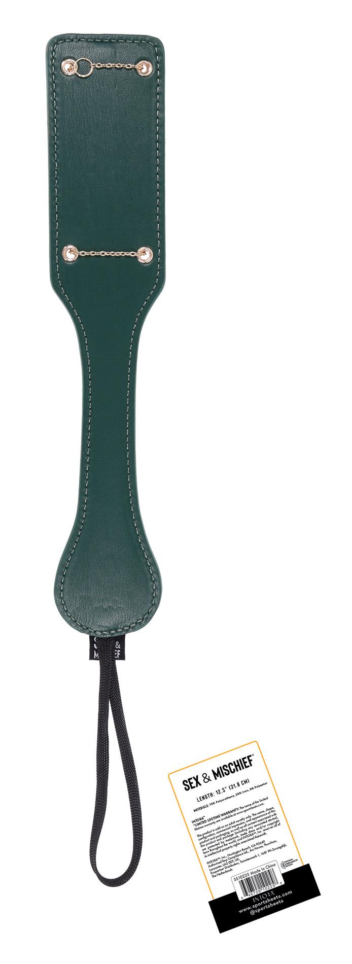 Paletă cu lanț verde smarald Indica Sportsheets