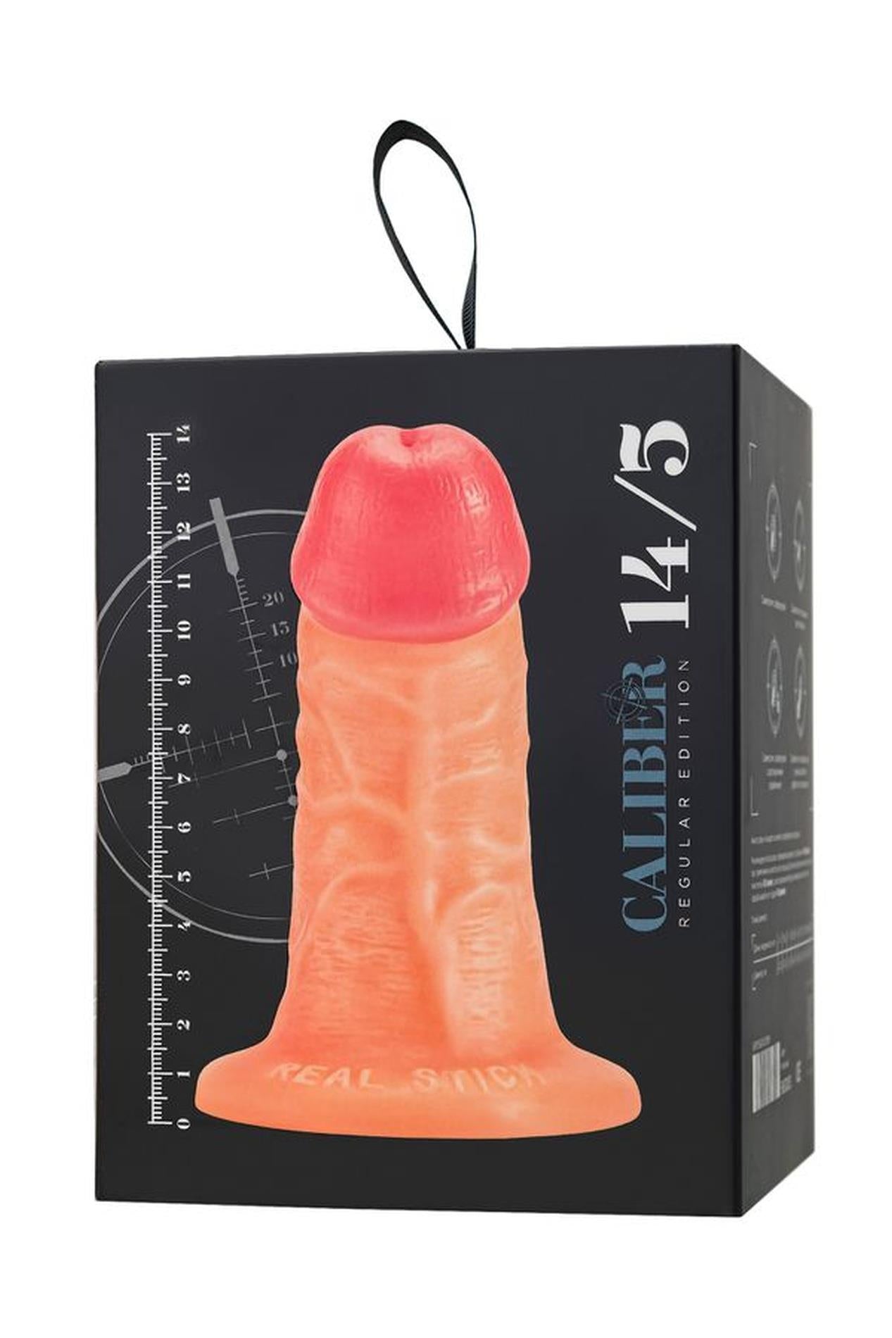 Dildo realist Caliber, culoarea pielii, 14 cm, 5 cm