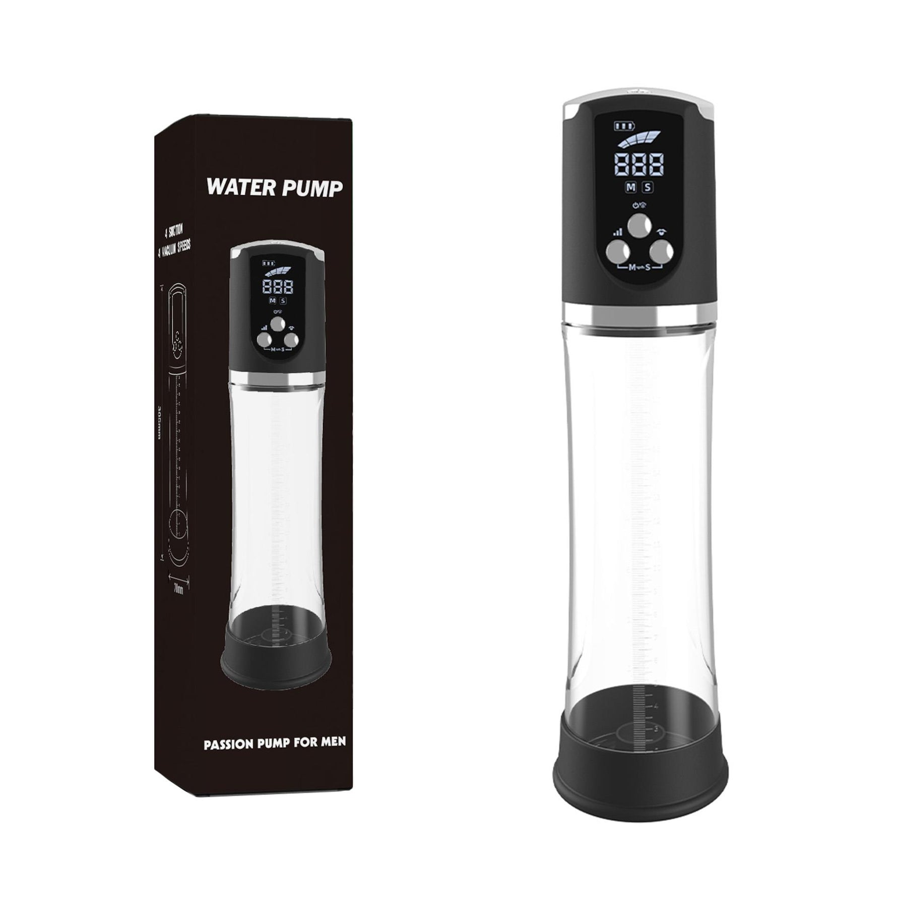 Pompă de apă electrică PASSION PUMP, LCD impermeabilă