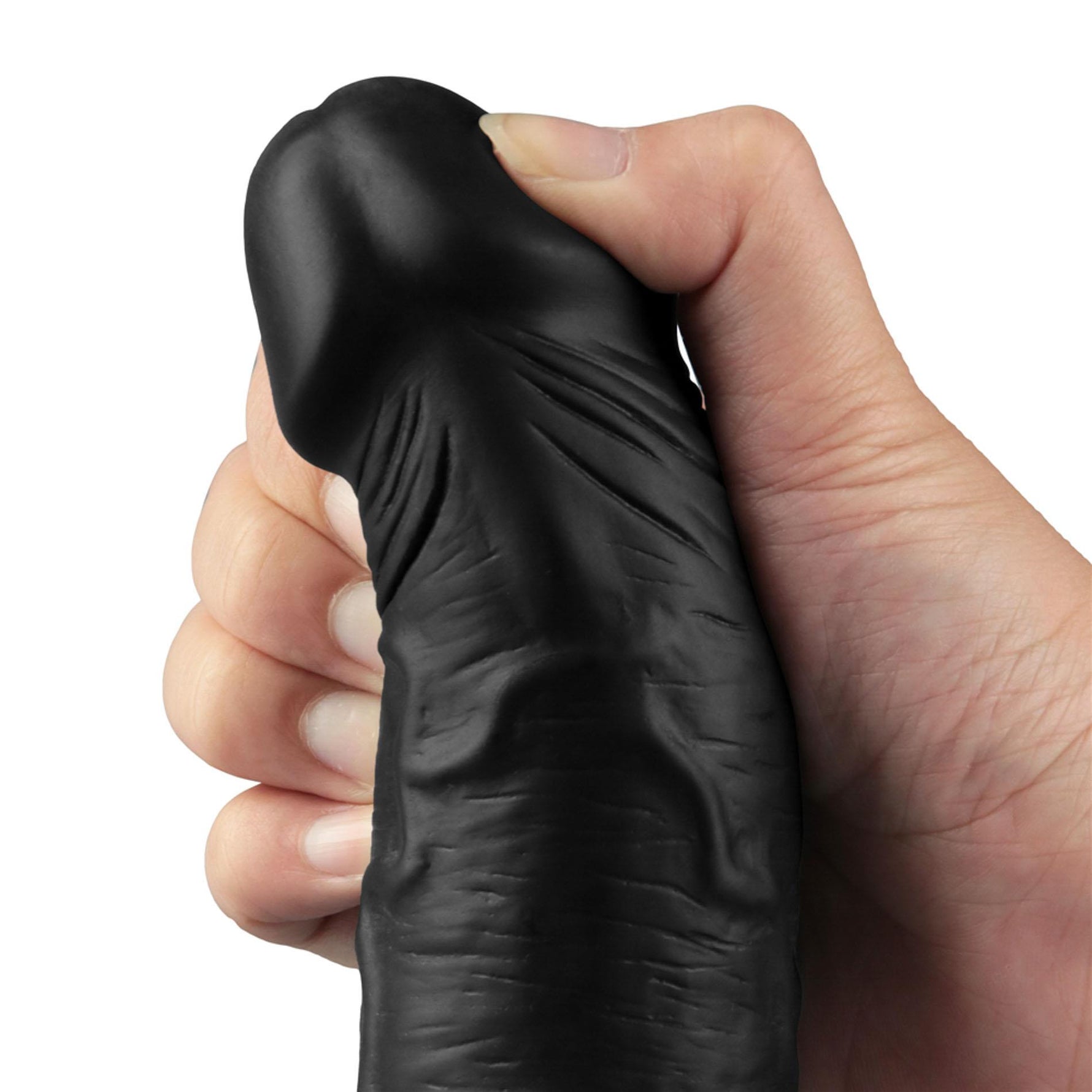 Lovetoy Softee Dildo Vibrator Realist Negru USB 24 cm