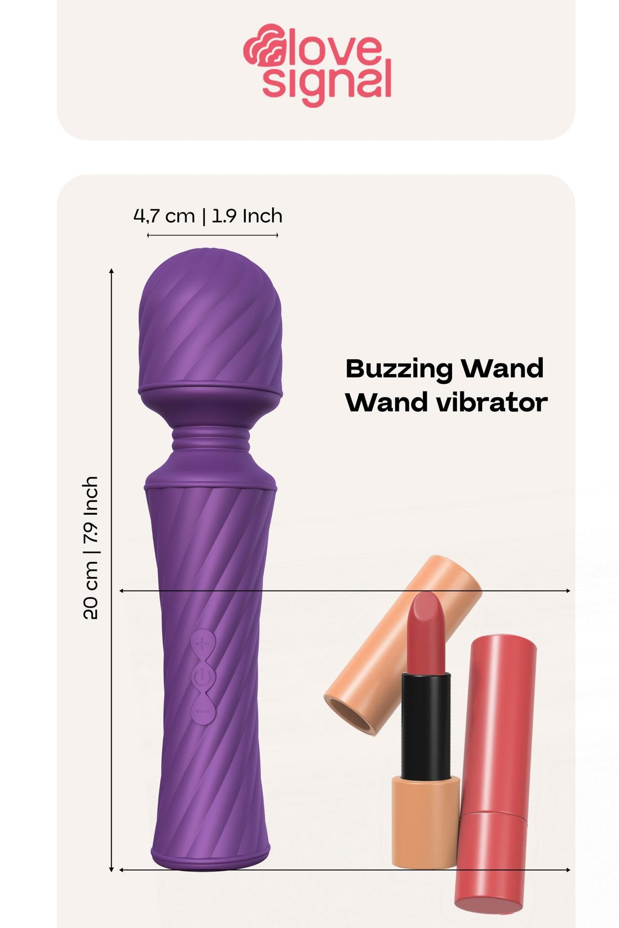 Masaj vibrant USB din silicon Dream Toys Buzzing Wand