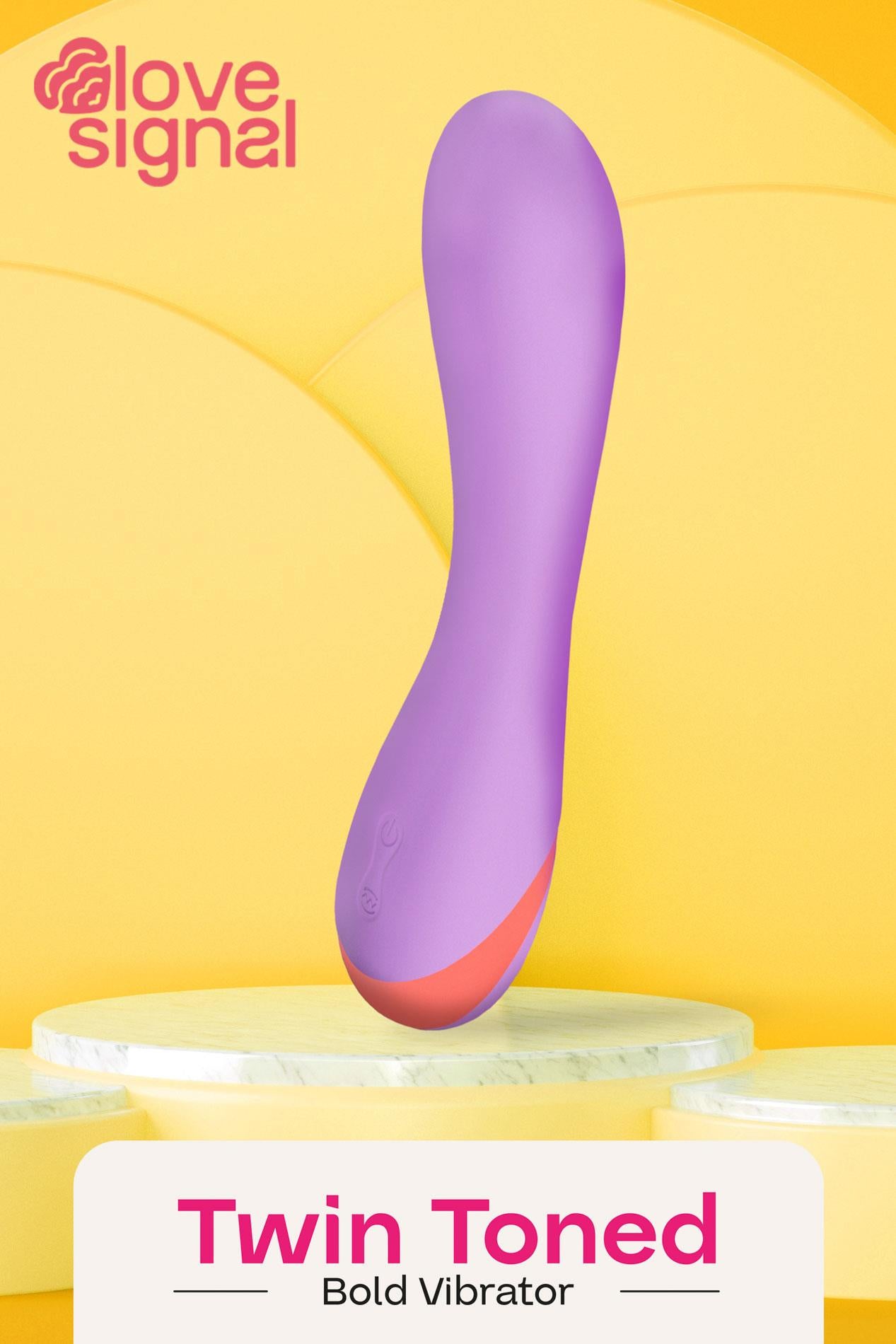 Vibrator USB din silicon cu două tonuri Dream Toys 19 cm