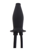 Dop anal gonflabil lubrifiant din silicon negru Hidden Desire Extreme