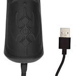 Vibrator pentru punctul G Ouch, portabil, din silicon, negru, USB