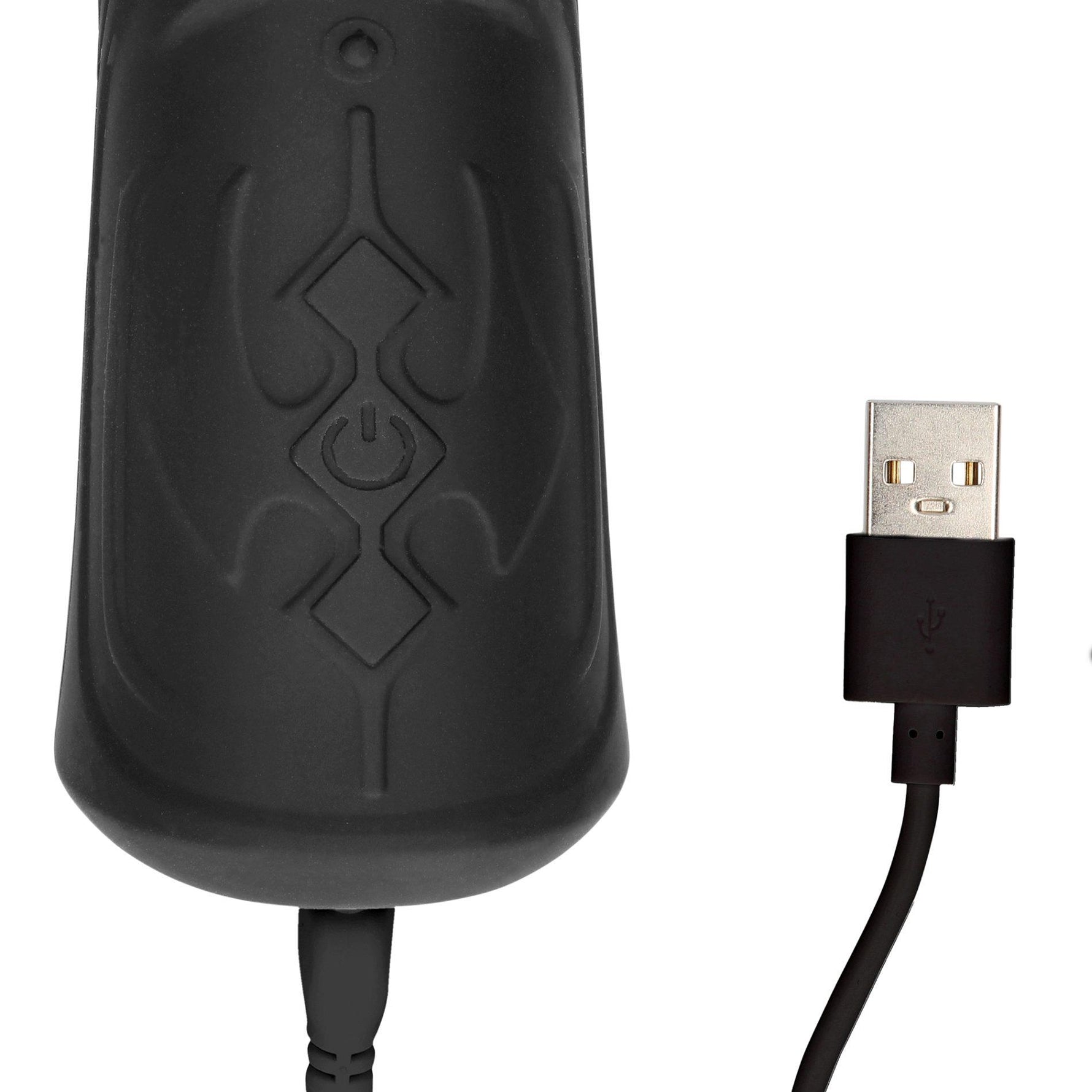 Vibrator pentru punctul G Ouch, portabil, din silicon, negru, USB
