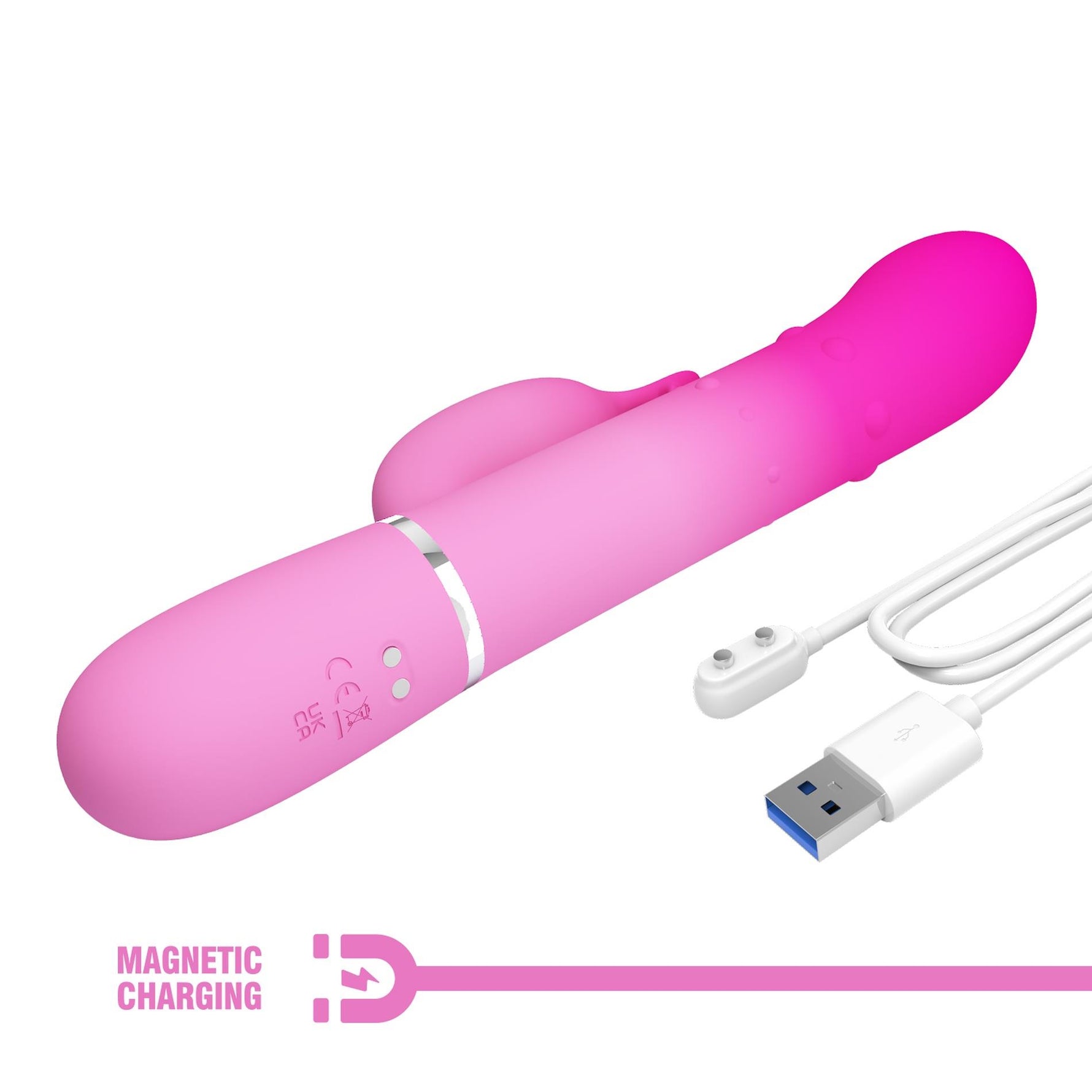Vibrator Pretty Love Shima Bunny cu 7 vibrații și 4 rotații