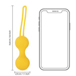 Set de bile Kegel Loveline Galbene