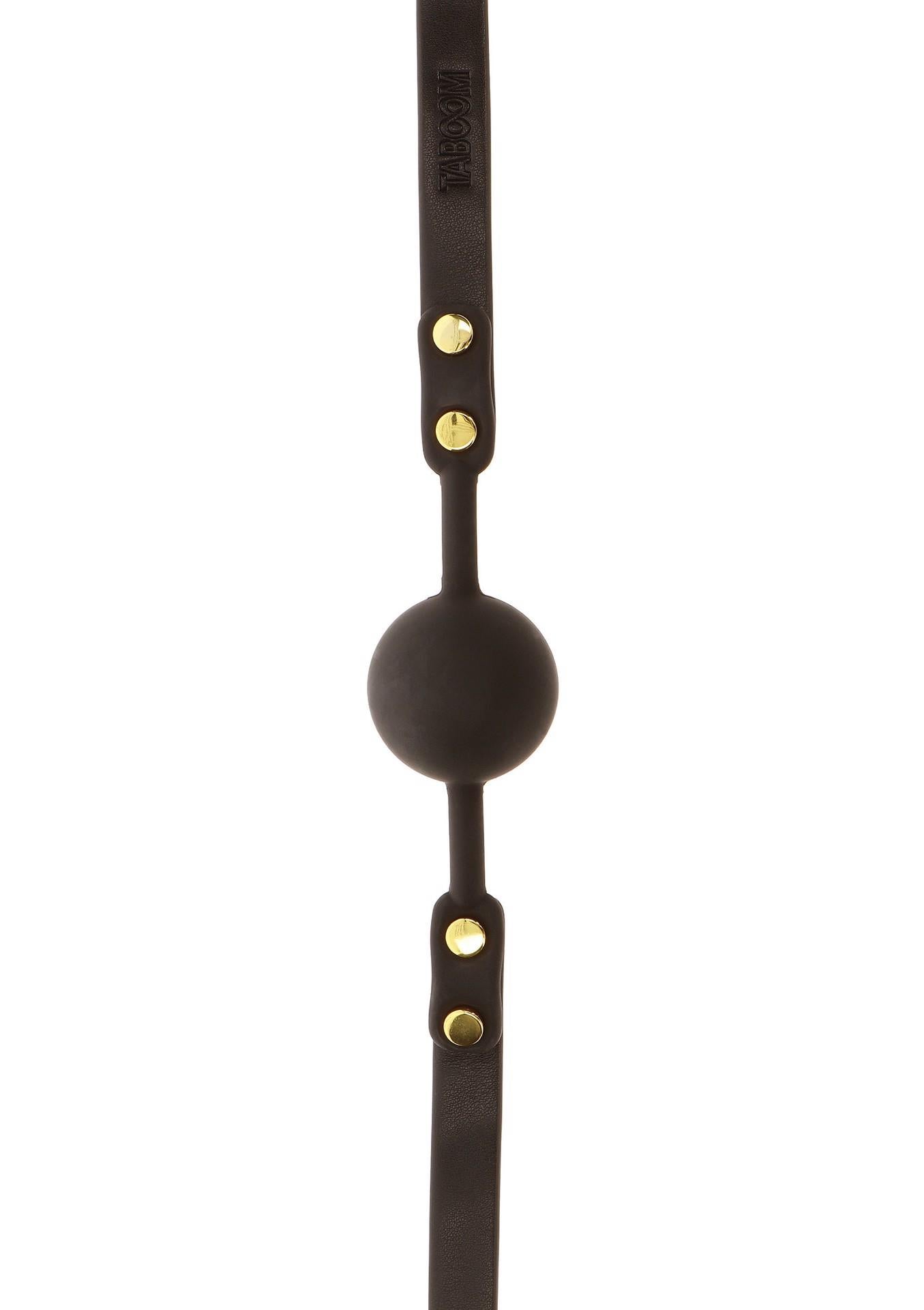 Taboom gag negru cu ținte 66 cm
