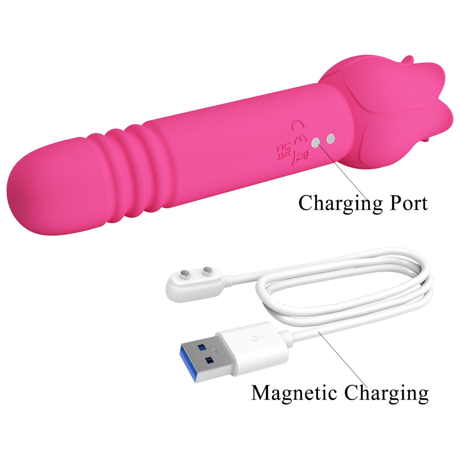 Vibrator cu două fețe Pretty Love Chaley