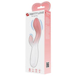 Vibrator Pretty Love Brighty din silicon cu 30 de funcții, în formă de iepuraș