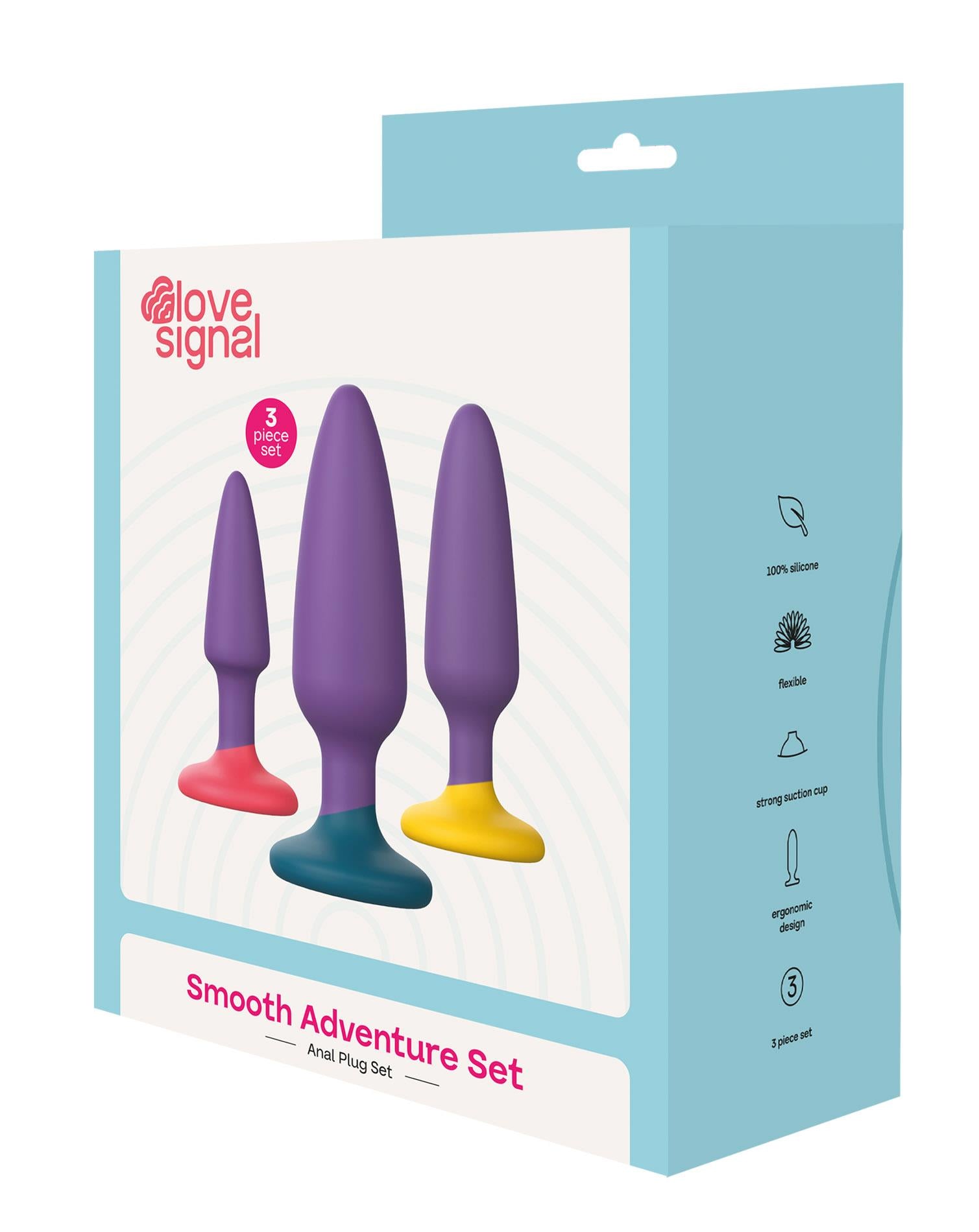 Set de dopuri anale Dream Toys din silicon pentru antrenament