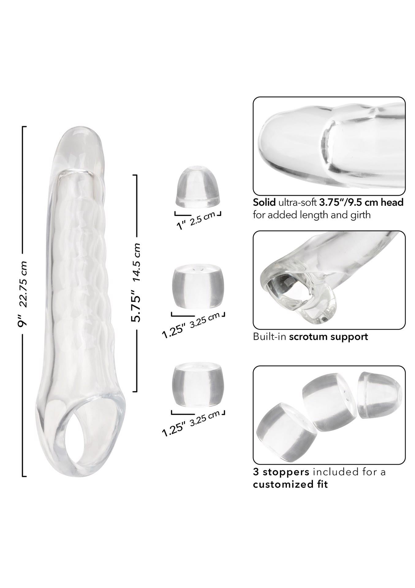 Extensor de penis Performance Maxx transparent 23 cm