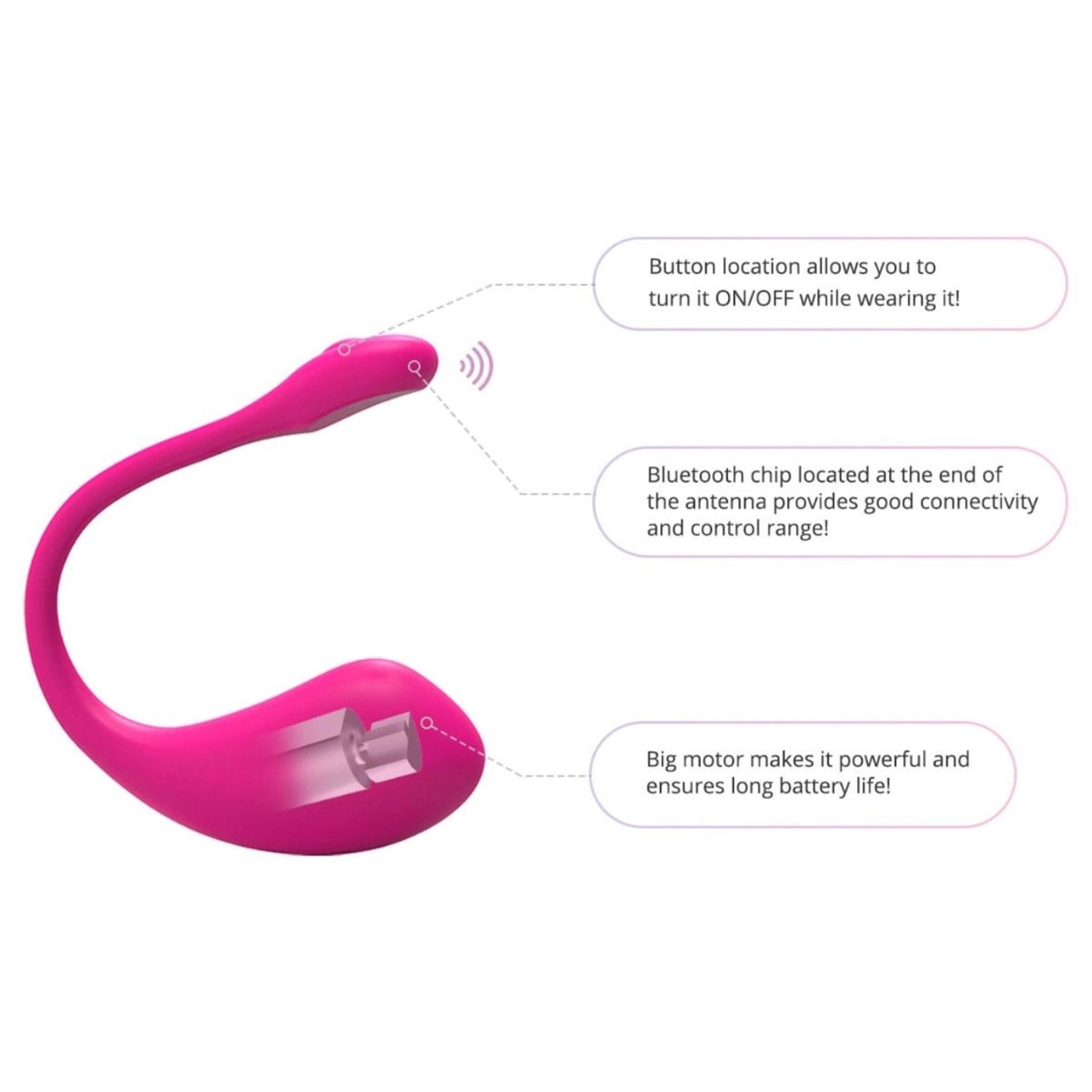 Vibrator Lovense Lush 2 Bluetooth USB controlat prin aplicație