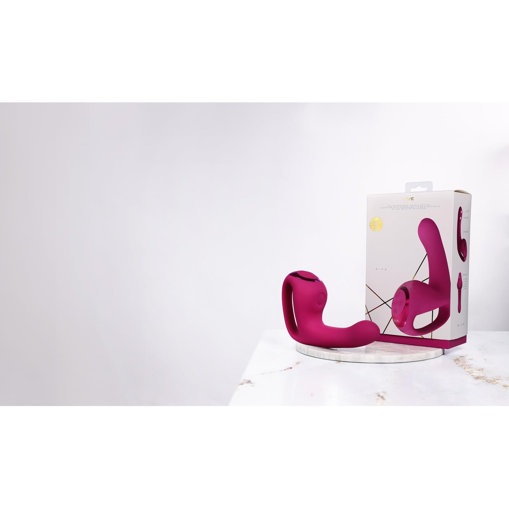 Vibrator USB pentru punct G Vive Riko roz
