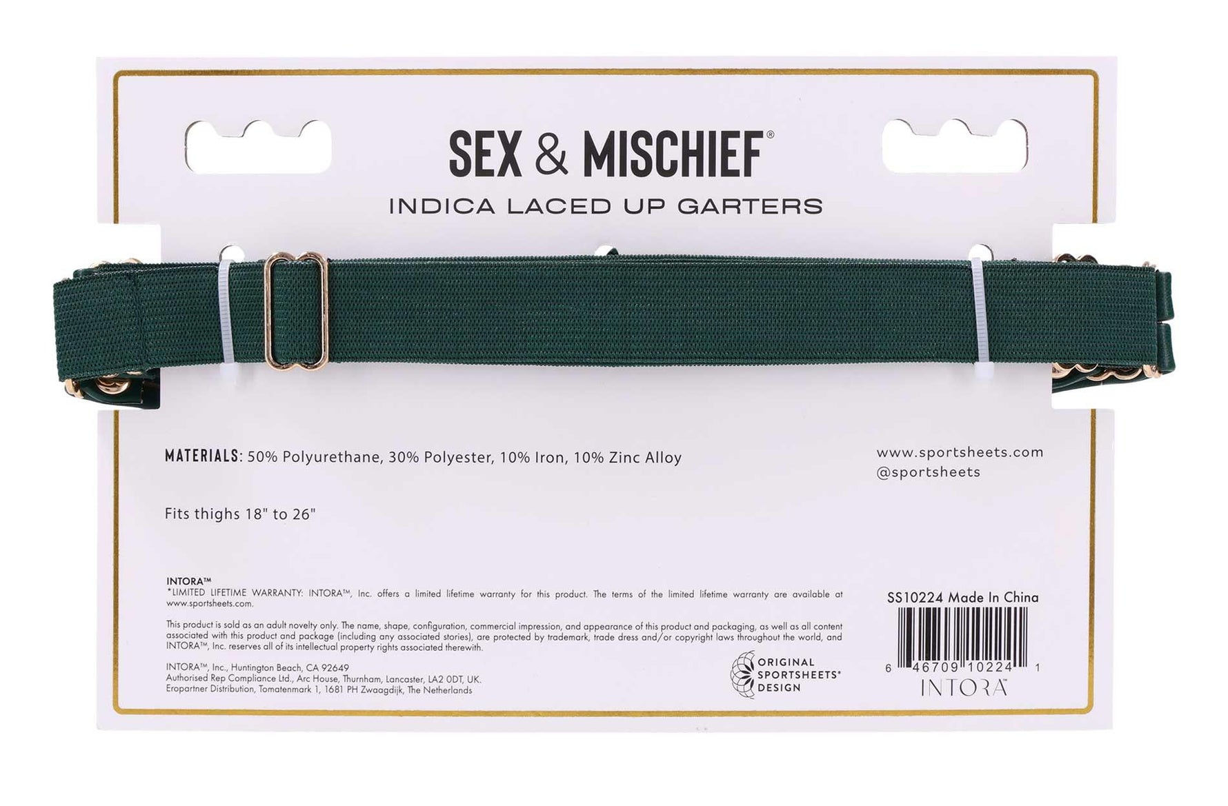 Jartierele Sportsheets Indica Emerald