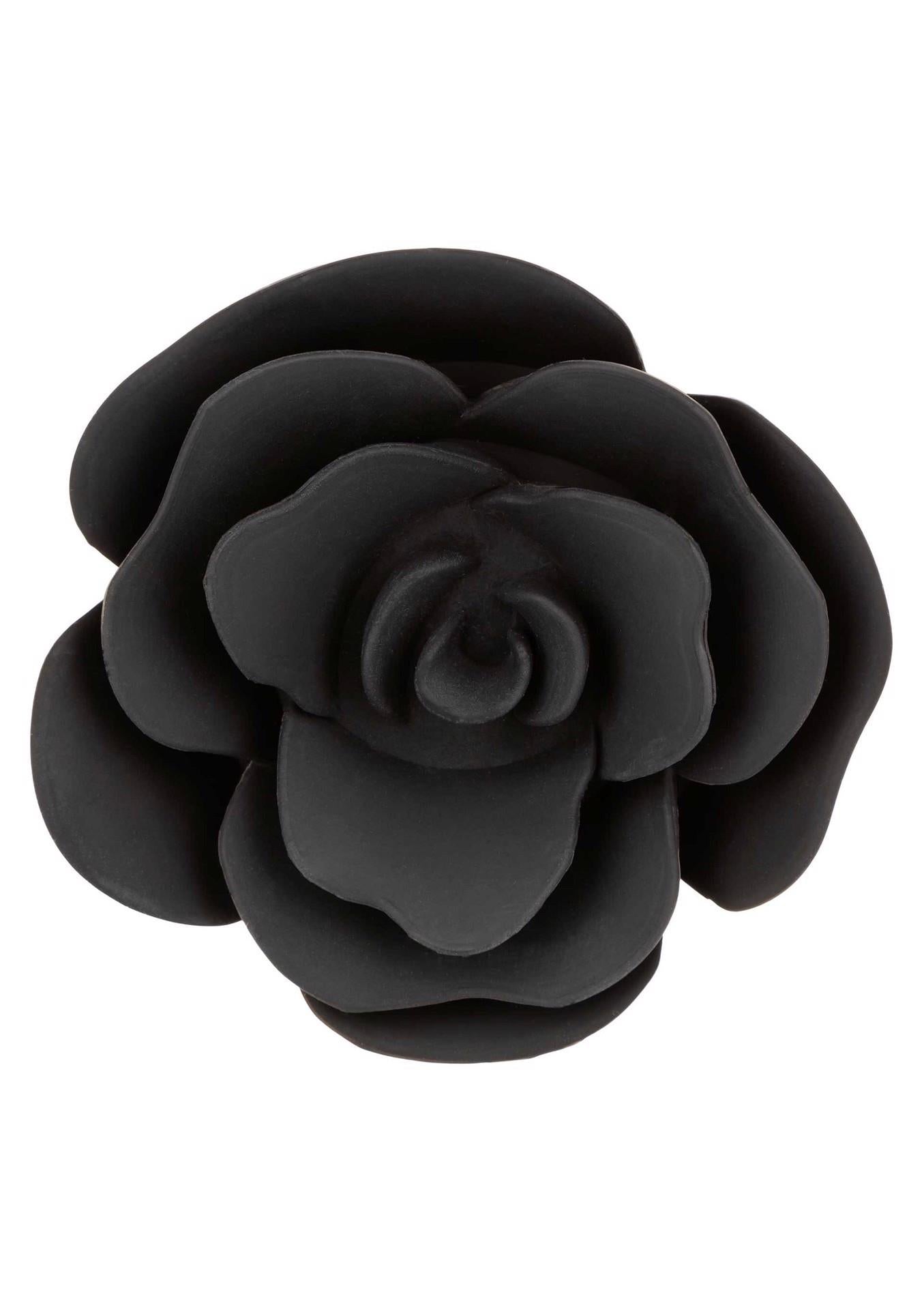 Dop anal din silicon Calexotics Forbidden Rose, mare, negru