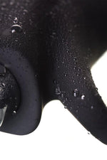Masaj prostată Erotist din silicon negru 14 cm