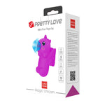 Vibrator cu degete Magic Unicorn Pretty Love cu 10 atingeri