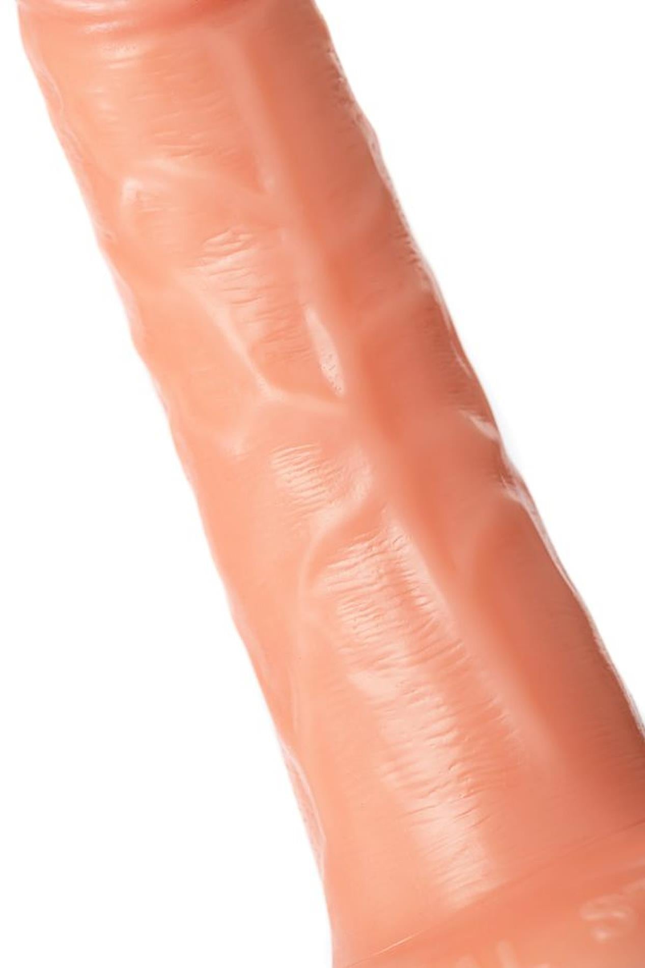 Dildo realist Caliber, culoarea pielii, PVC, 18 cm, 5 cm