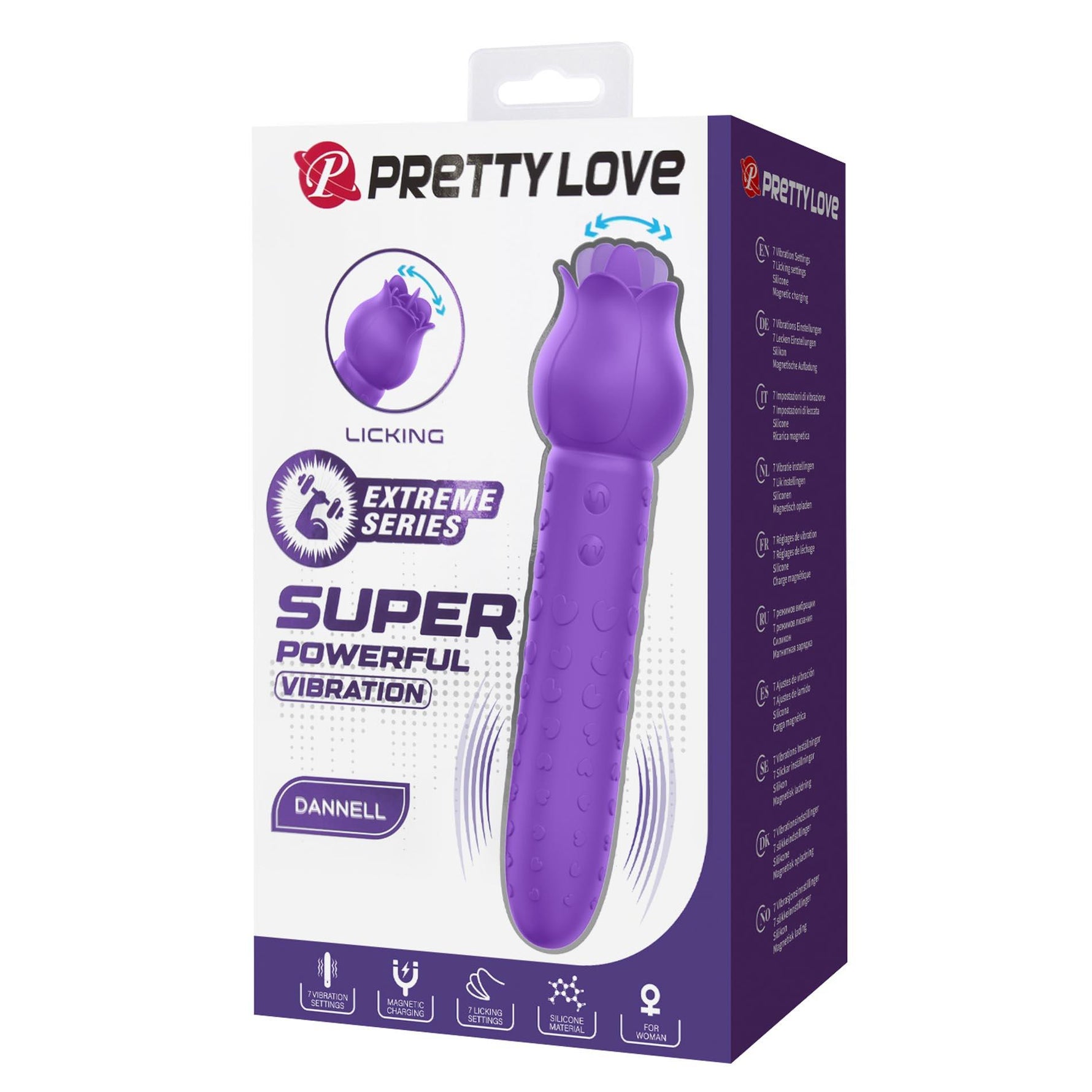 Vibrator stimulator clitoridian Pretty Love Dannell Extreme