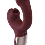 Vibrator Magic Ponder pentru lingerea sânilor cu aplicație, roșu