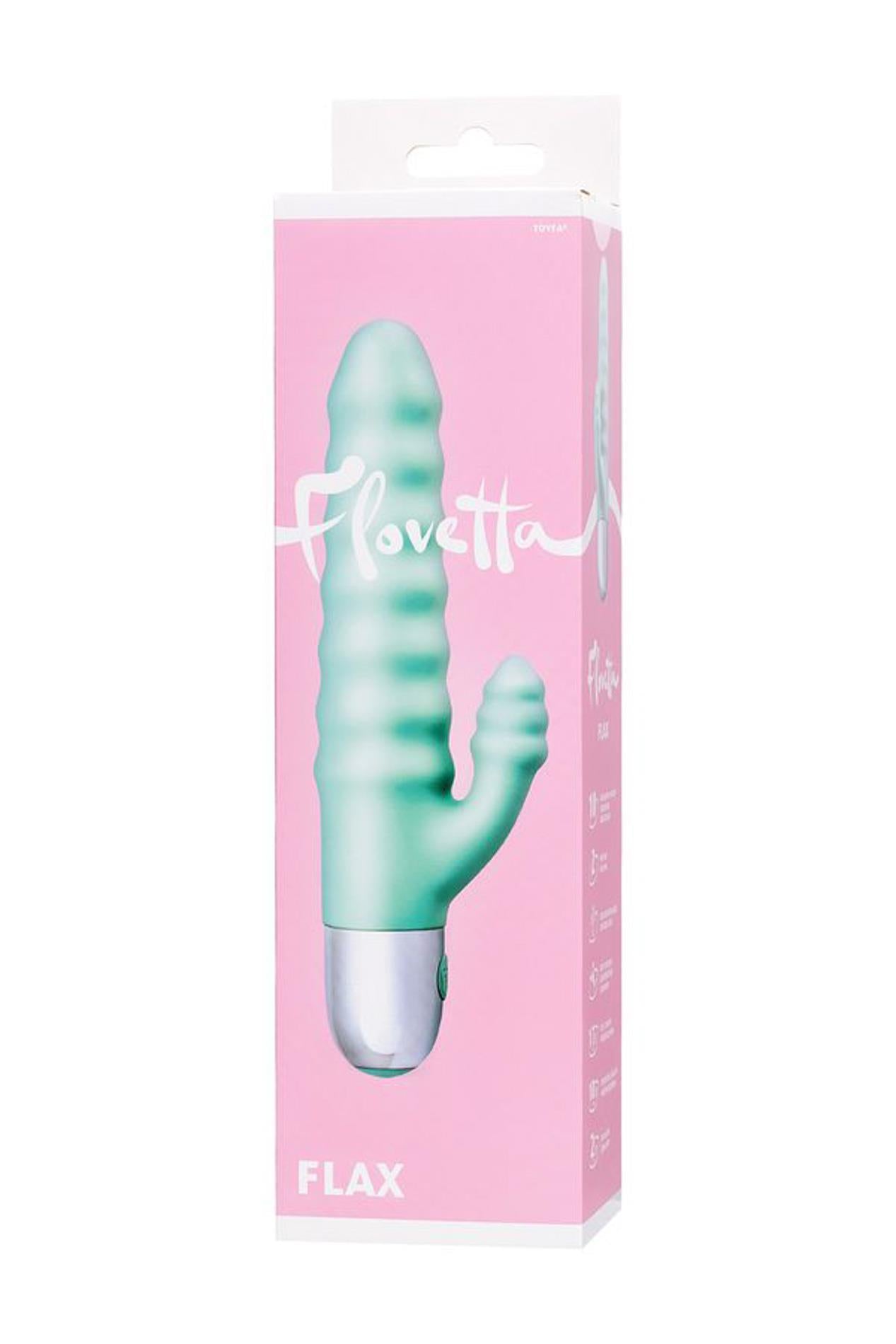 Vibrator Relief Flovetta Flax Silicon Mentă 17,5 cm