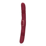 Vibrator Loveline cu 10 funcții, cu două fețe, tip Thrust