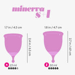 Cupă menstruală Minerva Crushious S/L cu geantă