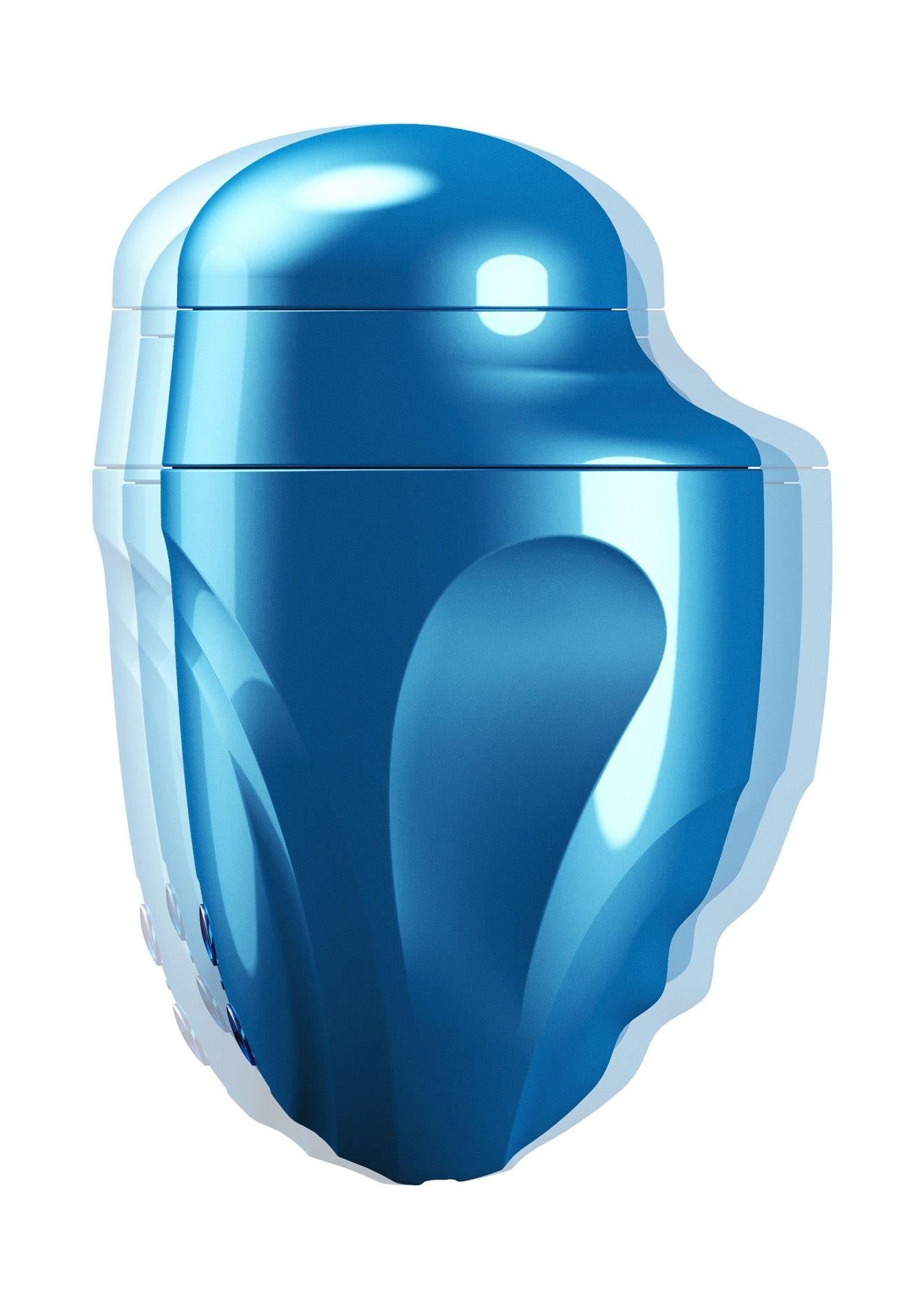 Masturbator vibrant Fusion X Aqua Bubble albastru