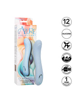 Vibrator Calexotics Azure Collection din silicon pentru punctul G, albastru